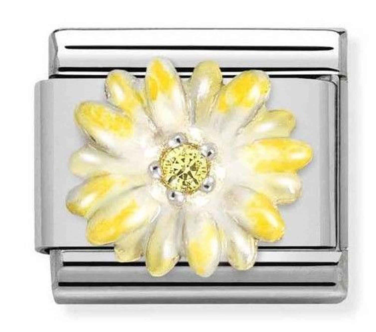 Nomination Link 925 Silver 'Żółty kwiat z żółtą cyrkonią' 330321 04 ✓oryginalna biżuteria Nomination ✓ prezent dla przyjaciółki✓ prezent na urodziny✓ prezent dla przyjaciółki✓ Biżuteria Nomination ✓Wymarzony prezent.jpg